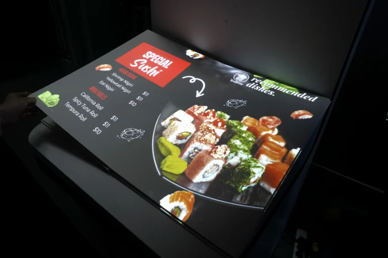gesture-controlled menu projection hardware price