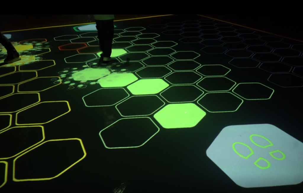 onecraze floor projection experience room design
