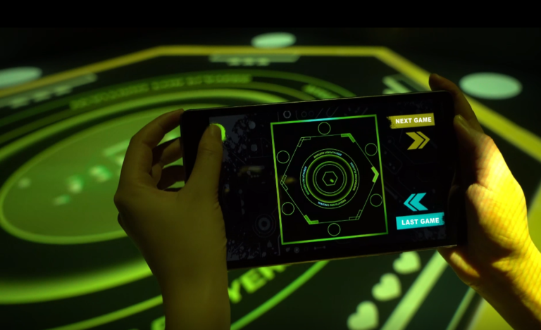 custom interactive floor touch game development