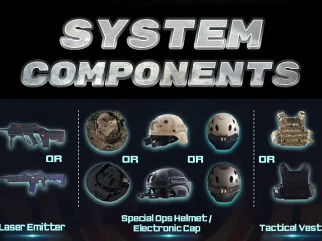 Heavy-duty laser tag equipment designed for repeated use