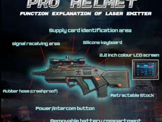 Laser tag team challenge with coordinated mission tasks