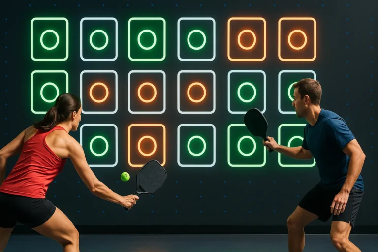 Pickleball Singles Rules for Interactive Wall