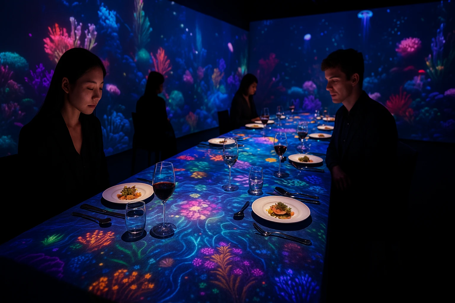 multi-sensory mapping immersive dining experience manufacturer