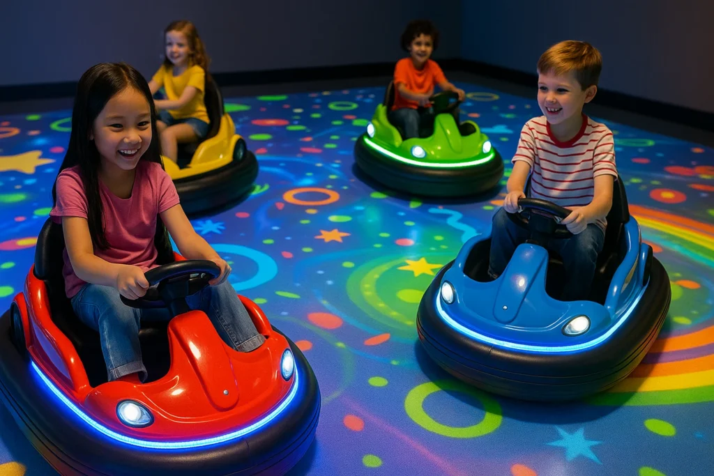 bumper cars for kids indoor playground system