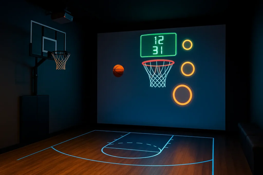 interactive basketball sports game lounge price