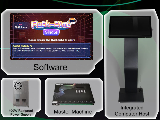 Activate LED Game team-based climbing challenge with LED feedback