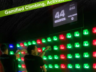 Activate LED Game sensory climbing wall with colorful LED targets
