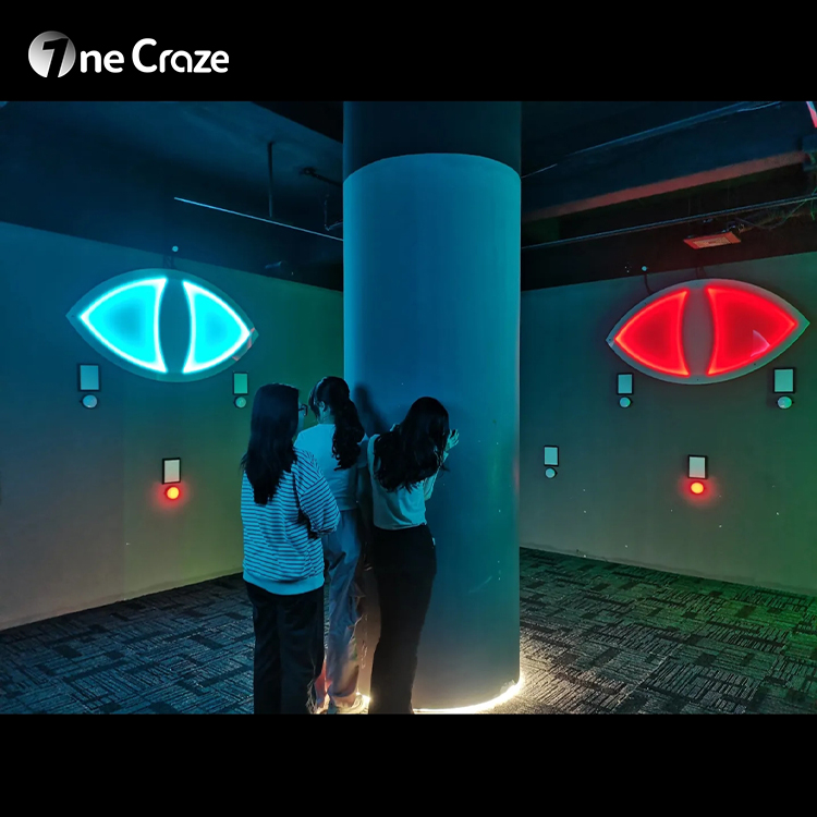 Activate LED Game Hide Room (2) Group playing Activate LED Game Hide in leisure entertainment venue