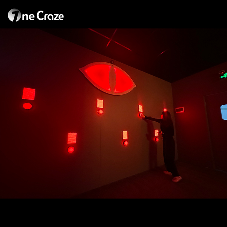 Activate LED Game Hide Room (7) Activate LED Game Hide room with interactive glowing wall buttons