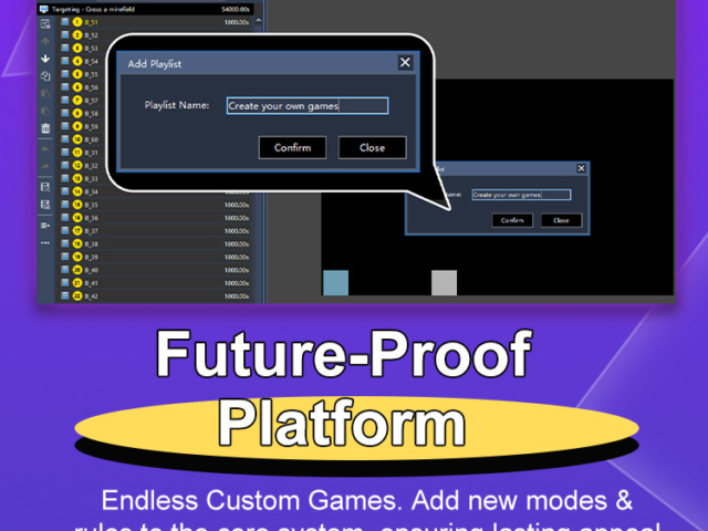 Multiplayer touch-based LED hoops competition