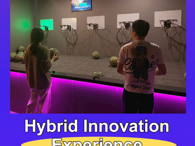 Activate LED Game sensory arena with glowing hoops