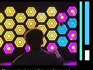 Immersive LED arena experience for team challenges