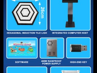 LED interactive wall targets in team-building arena
