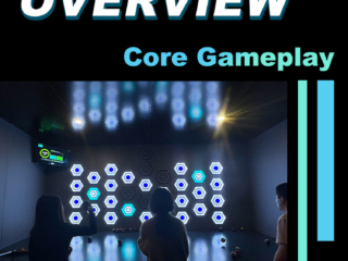 Touch-based sensory game room with LED walls