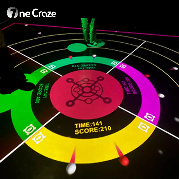 Competition flooring (5) corporate team-building LED projector play area