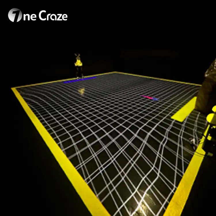 Competition flooring (6) motion detection sports flooring with projection system