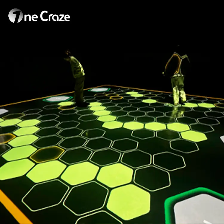 Competition flooring (7) fitness challenge projection floor interactive system