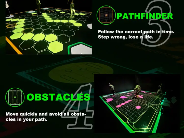 Interactive Beam Projector Floor Games (10) customizable projection floor interface software