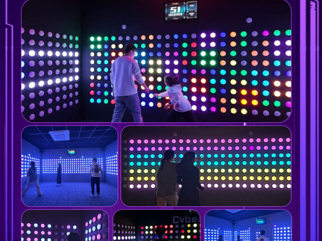 Activate LED Game Push room entrance signage and themed environment