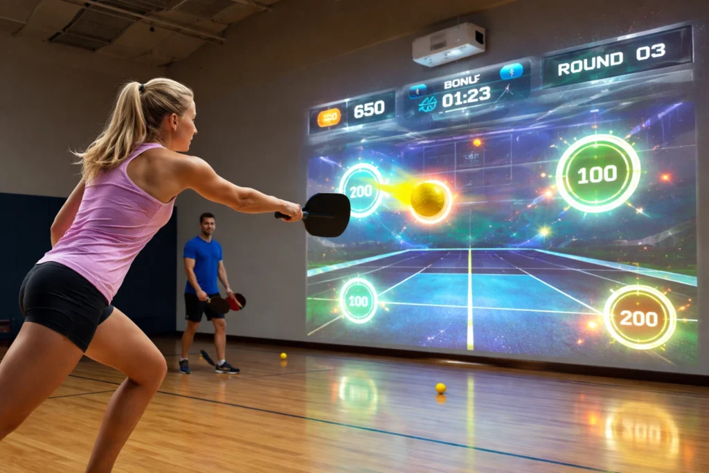 pickleball projector game hardware accessories set