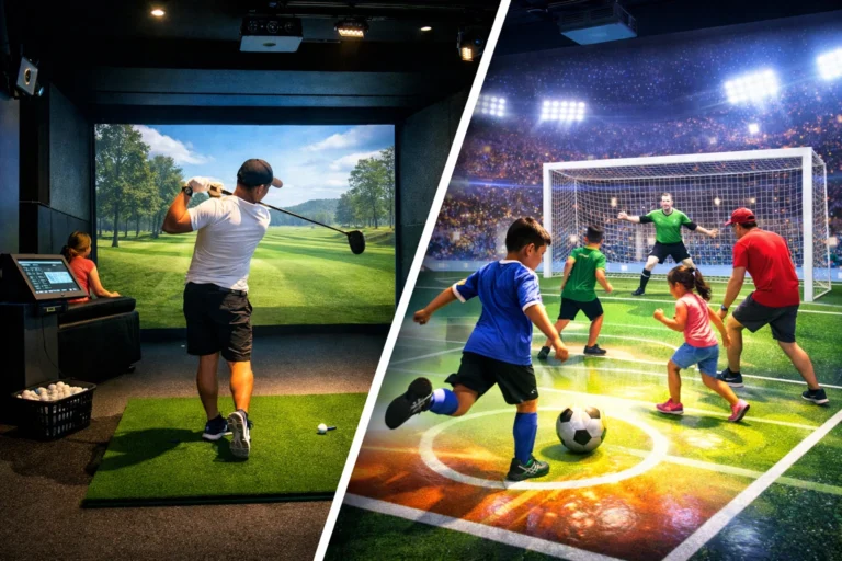 immersive sports game simulator system