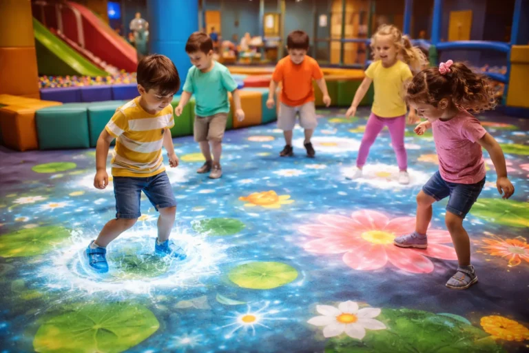 floor projector game software for kids