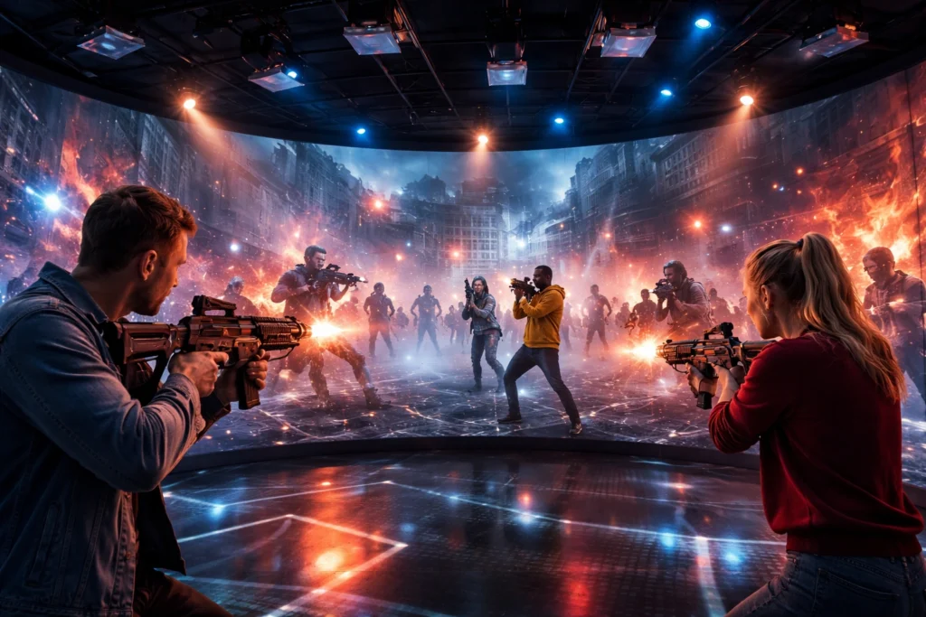 Installation and Application of the 360° Immersive Shooting Set in Gaming Centers: Is It the Next Must-Have Attraction?