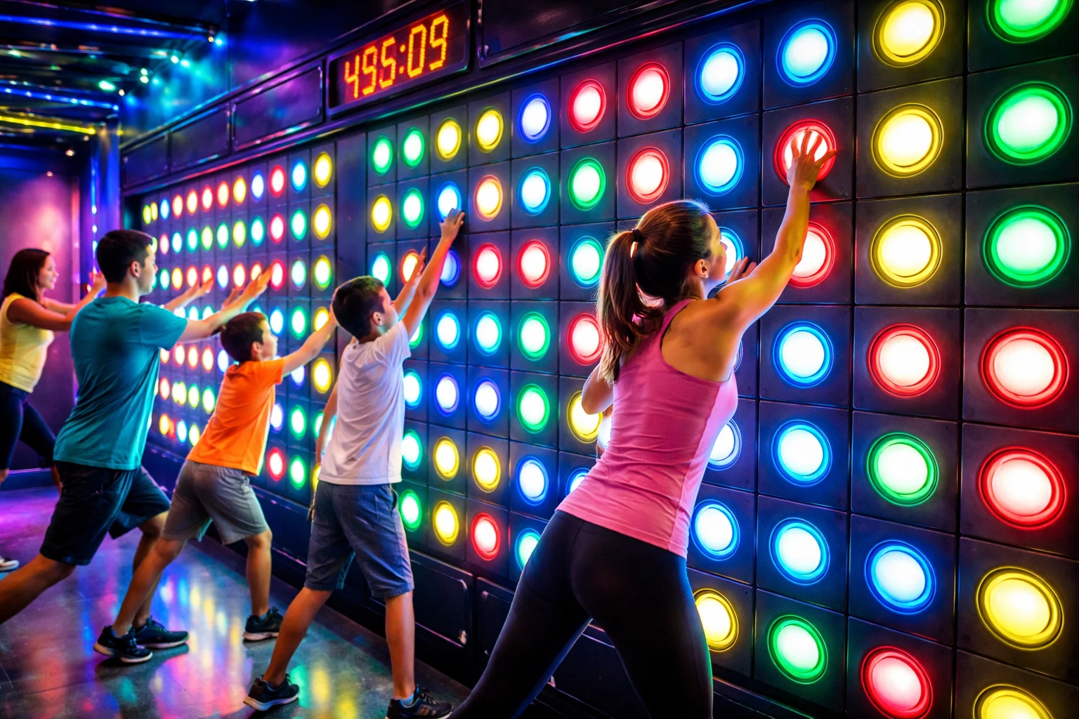 What Is the Activate Push Button Game LED Wall Interactive Installation System?