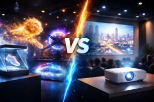 hologram projector vs traditional projector