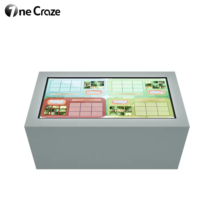 Kids Educational Interactive Touch Screen Game Table Manufacturer for learning centers