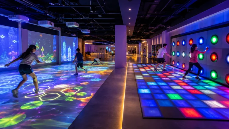 Build Interactive floor Projection LED game rooms