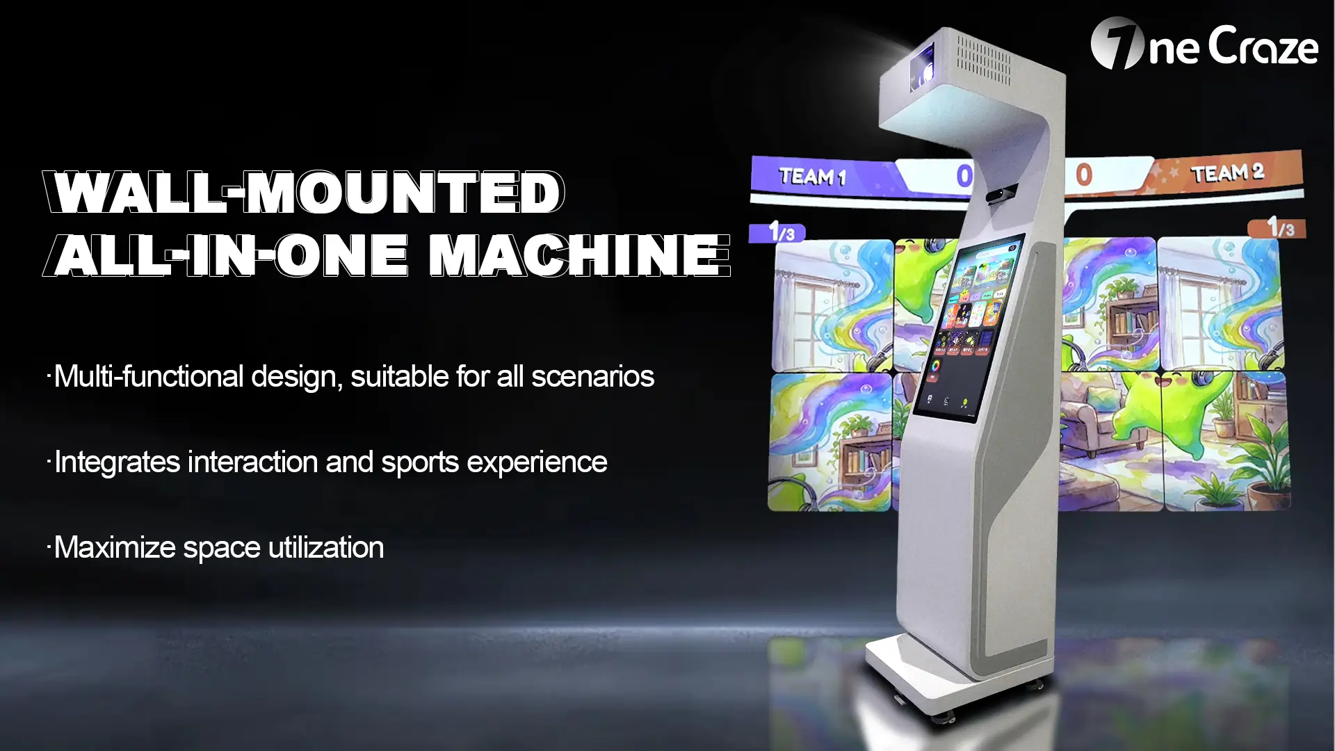 interactive wall projector machine factory in China