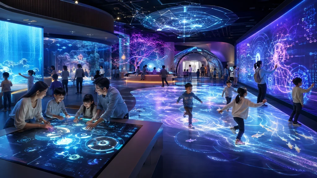 AI interactive experiences park implementation solution for family entertainment centers