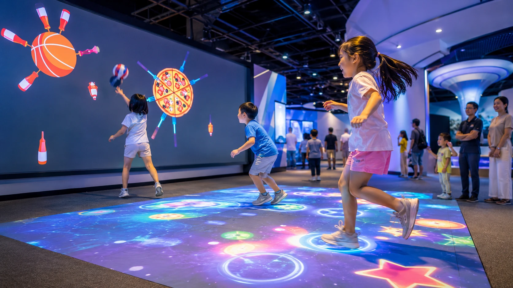Projector Games Supplier for Interactive Floors, Walls, Schools and Museums