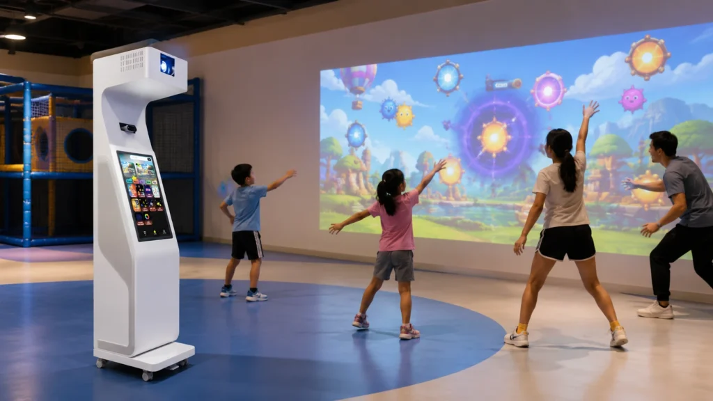 portable interactive wall projector all-in-one machine