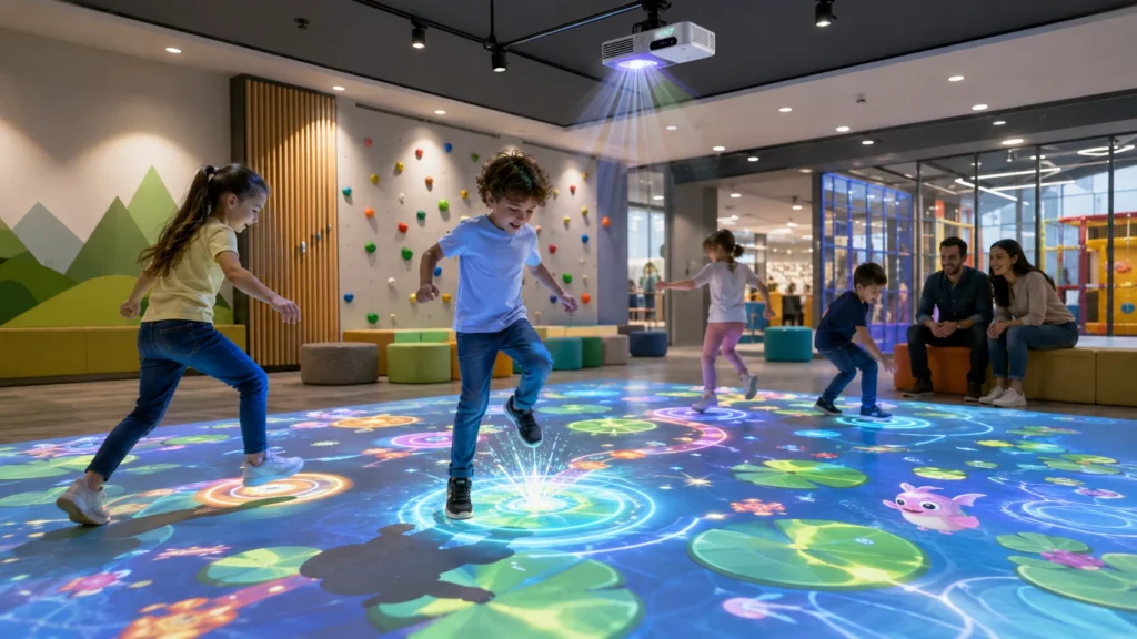 supplier of interactive floor games with software and motion sensors