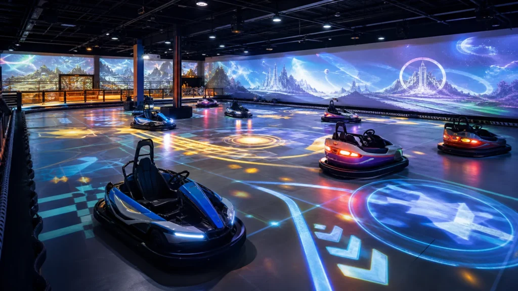 Immersive Karting and Bumper Car Arenas: How Projection Mapping Works