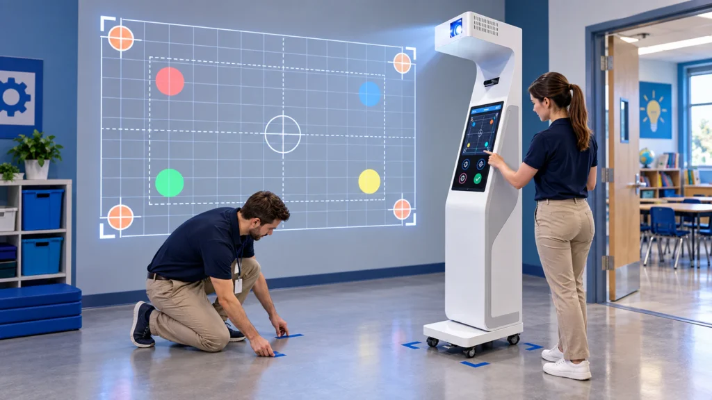 Does a Portable Interactive Wall Projector Need Recalibration After Every Move?