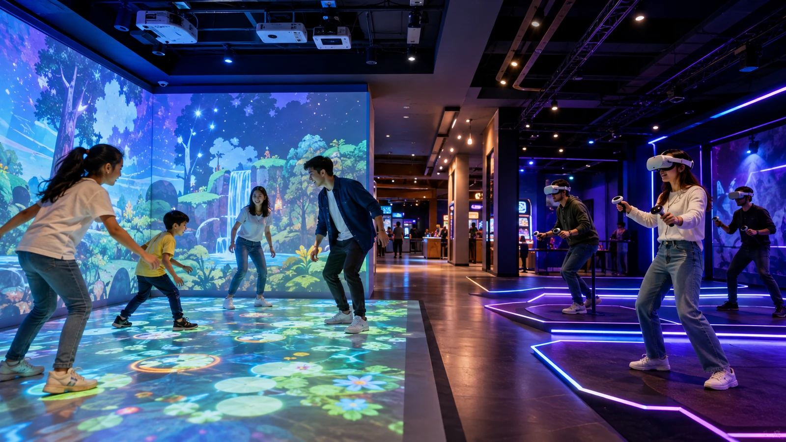 Headset-Free Immersive Game Rooms vs Location-Based VR: Which Is Better for FECs?