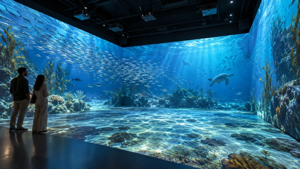 Wall and Floor Projection for Museums: What Should a Complete System Include?
