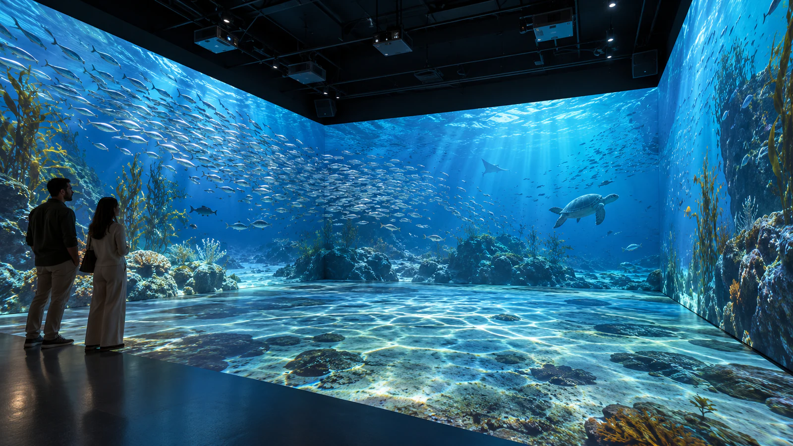 Wall and Floor Projection for Museums: What Should a Complete System Include?